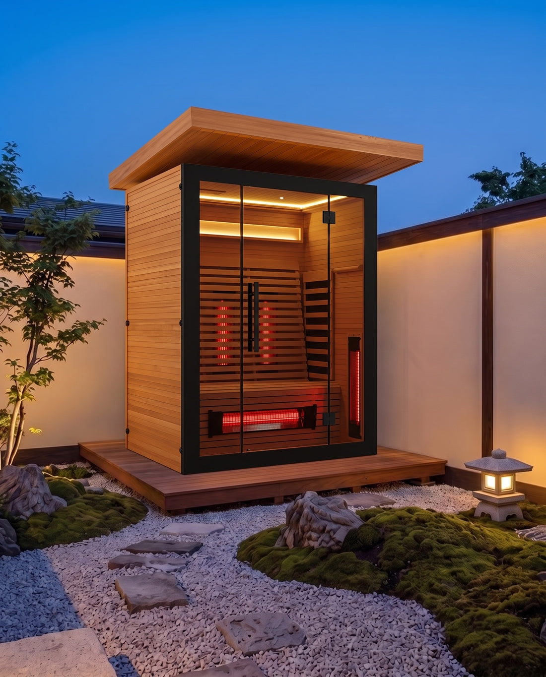 Outdoor sauna