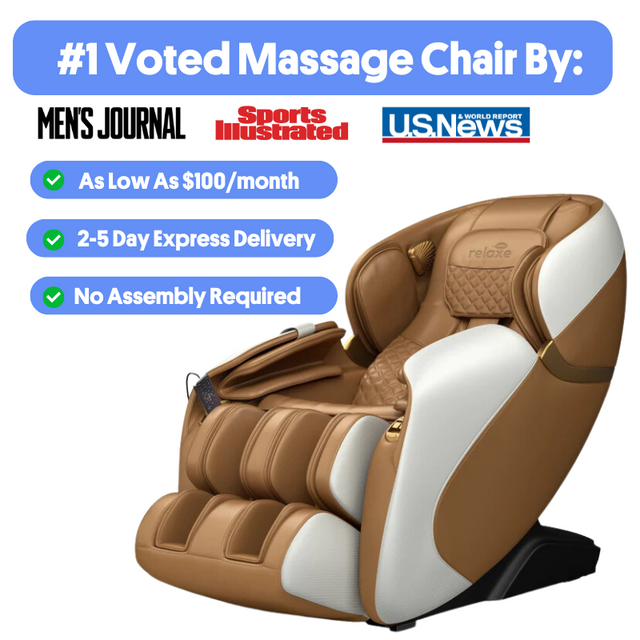 Relaxe Zero-Gravity Shiatsu Massage Chair avec chauffage (SL-Track) (Au)