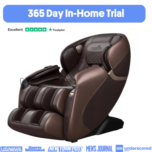 Relaxe Zero-Gravity Shiatsu Massage Chair avec chauffage (SL-Track) (Au)