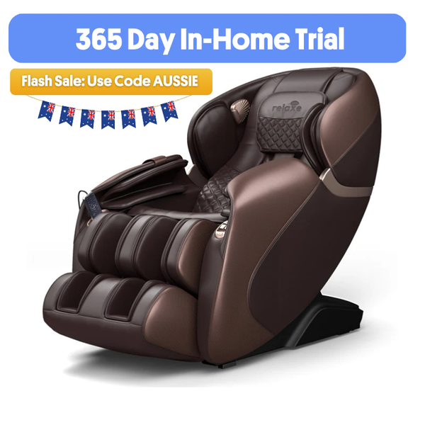 Relaxe Zero-Gravity Shiatsu Massage Chair With Heating (SL-Track) (FR)