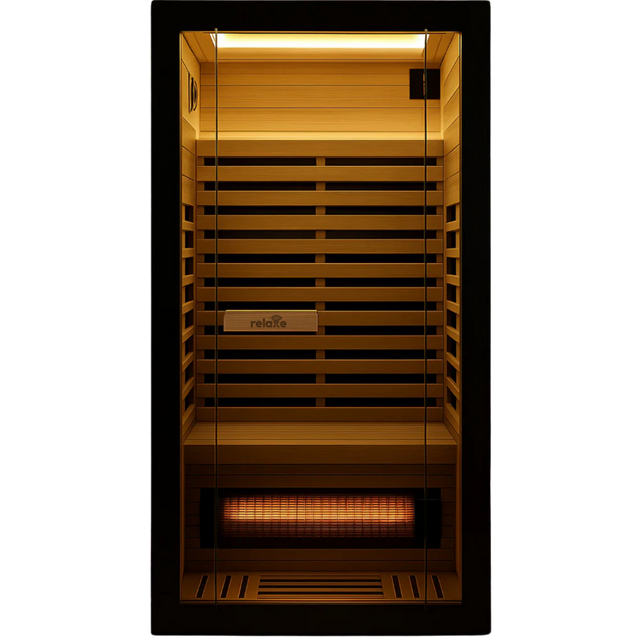 SAUNA INFRARGE SPECTRUM CALDERA ™ RELATIF avec panneau de thérapie rouge