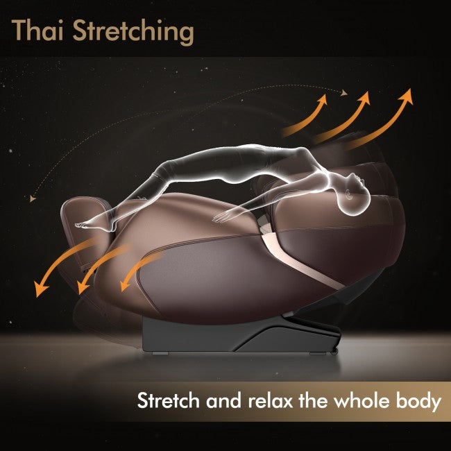 Relaxe Zero-Gravity Shiatsu Massage Chair avec chauffage (SL-Track)