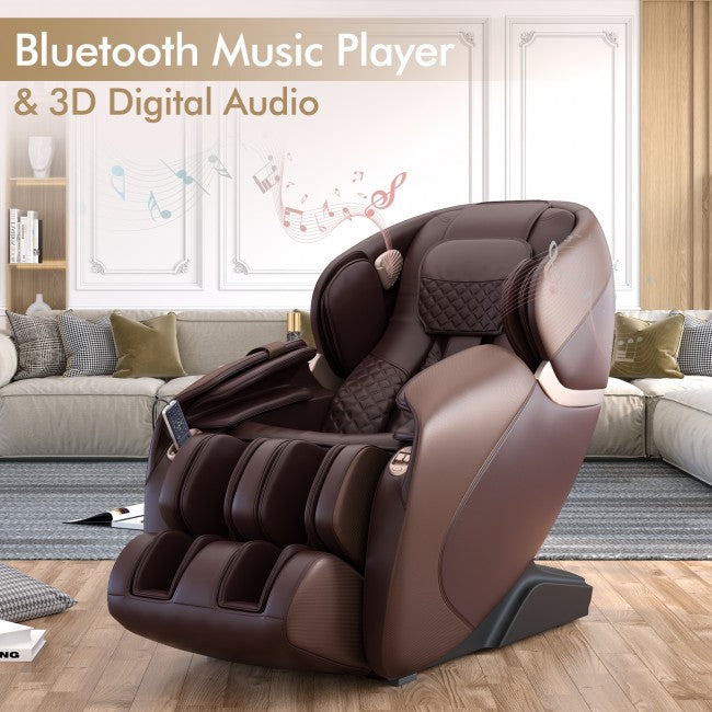 Relaxe Zero-Gravity Shiatsu Massage Chair avec chauffage (SL-Track)