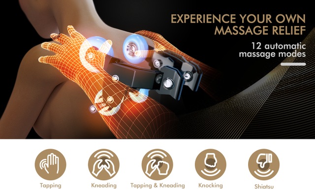 Relaxe Zero-Gravity Shiatsu Massage Chair avec chauffage (SL-Track)